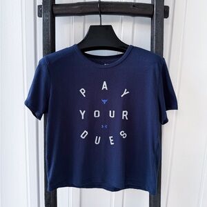 Under Armour Pay Your Dues Crop T-Shirt
